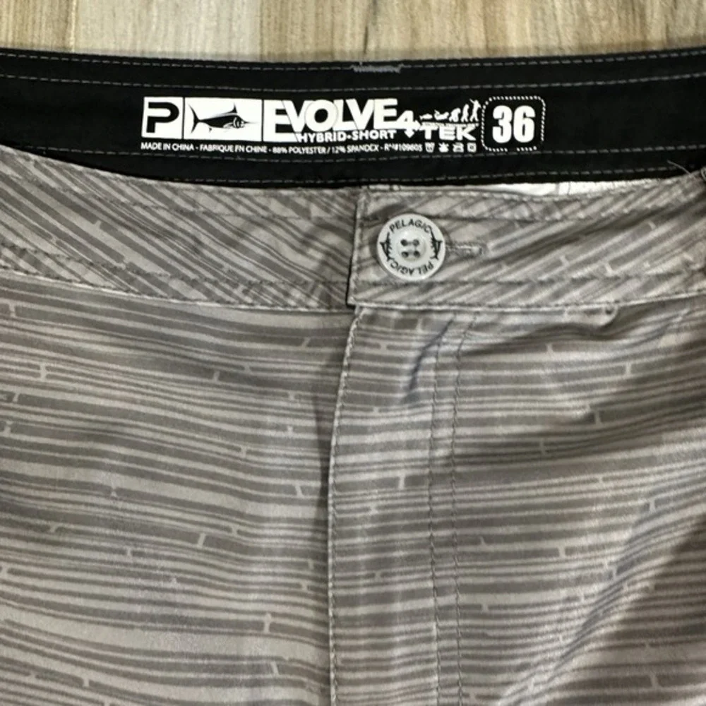 Lot of 3 Pelagic Shorts Men 36 Hybrid ‎ Performance Stretch Fishing 10in inseam